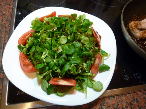 Salat vorbereiten