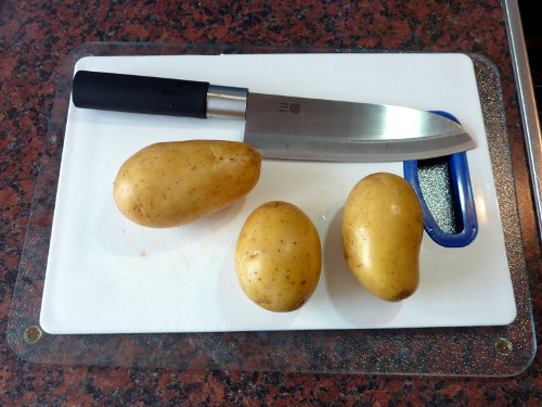 Die Kartoffeln und das Messer