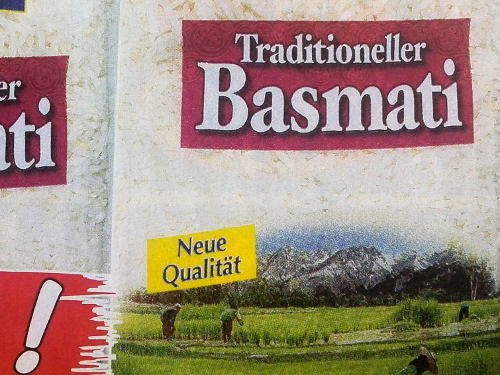 Basmati-Reis aus der Werbung