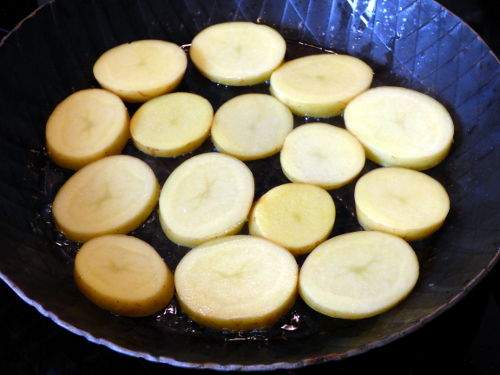 Kartoffeln anbraten