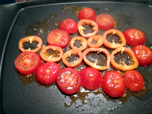 Tomaten umdrehen