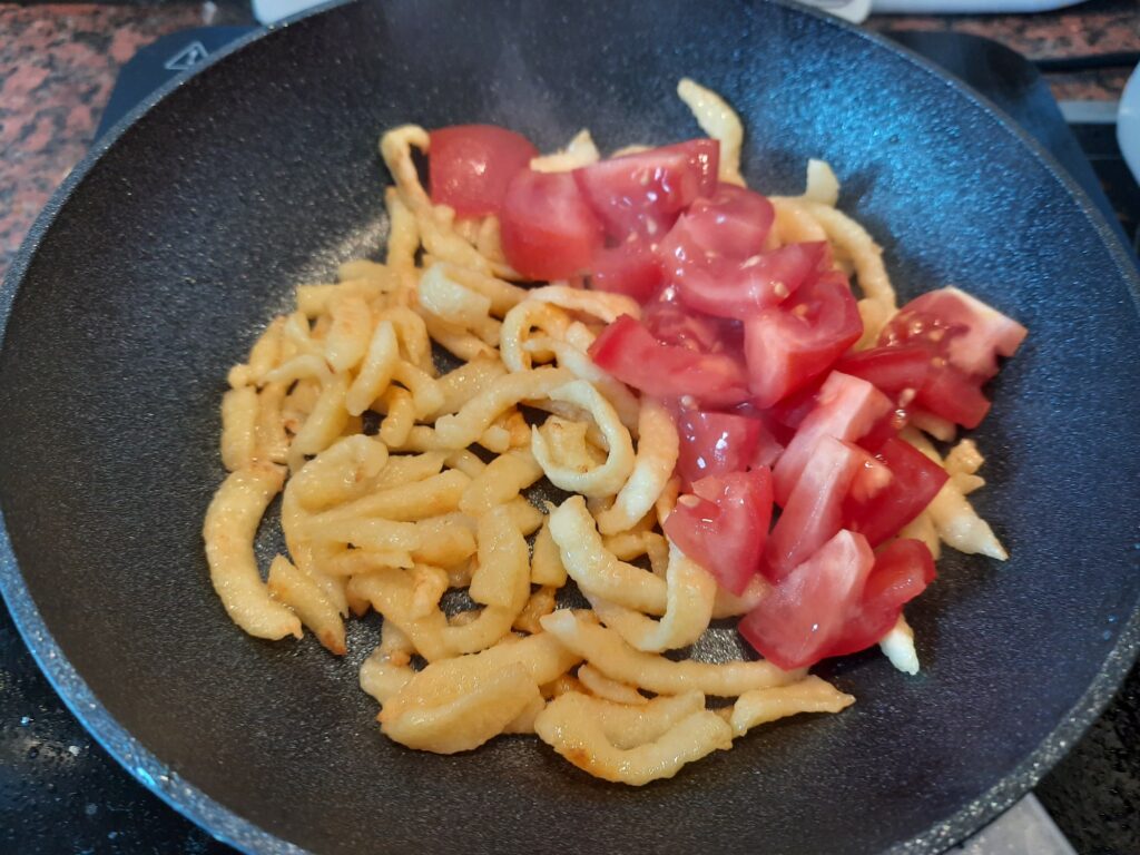 Tomaten zu den Bratspätzle