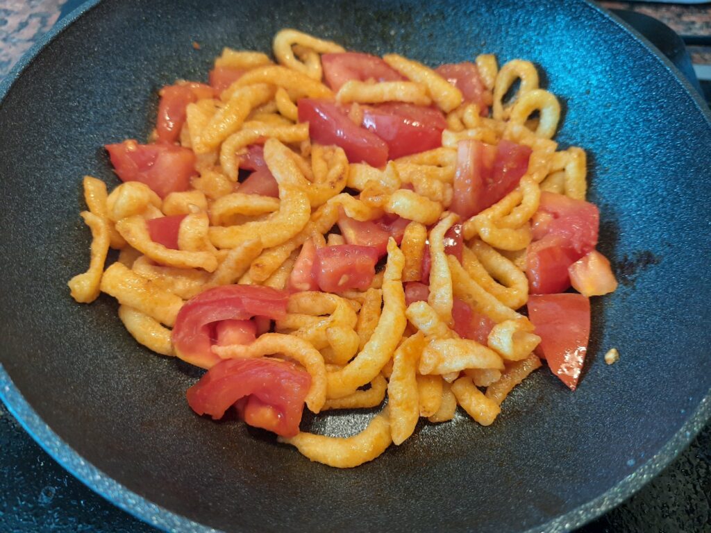 Tomatisierte Bratspätzle