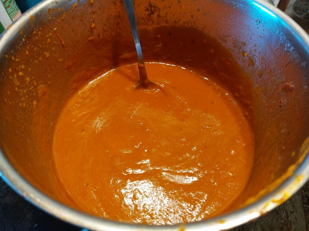 Tomatensoße fertig