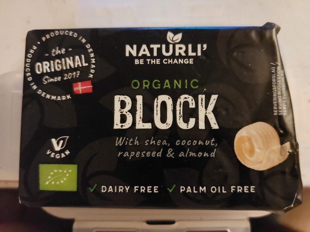 Organic Block (vegane Butterersatzsimulanz)