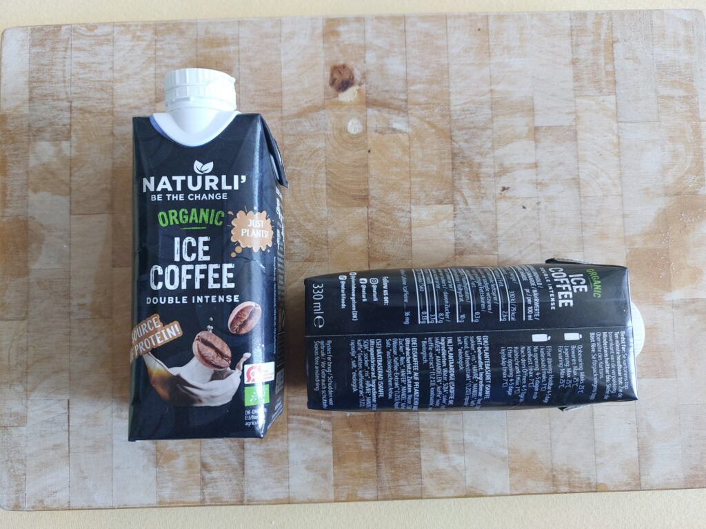 Packung Eiskaffee