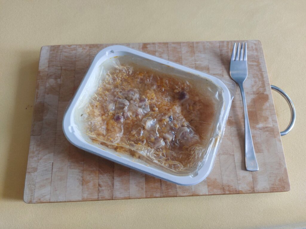 Risottoreis mit etwas Tintenfisch