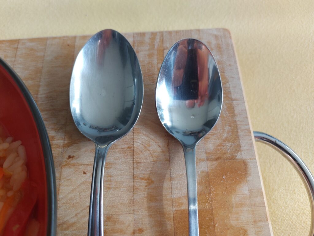 Löffelgröße