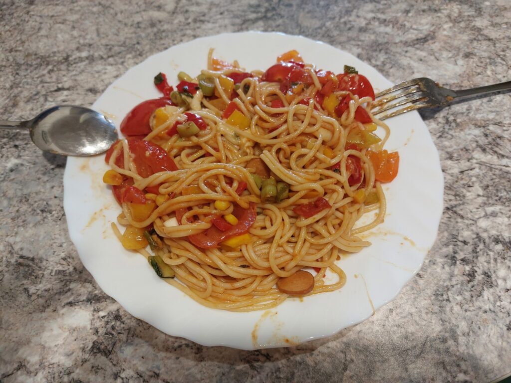 Sommerliche Pasta