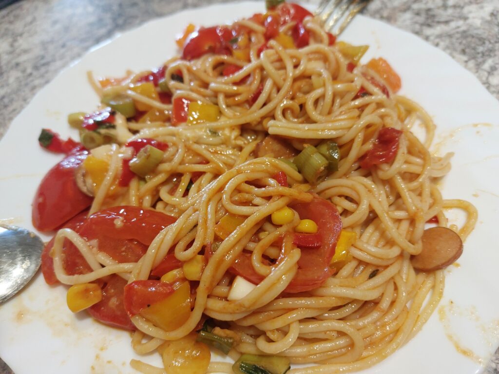 Sommerliche Pasta