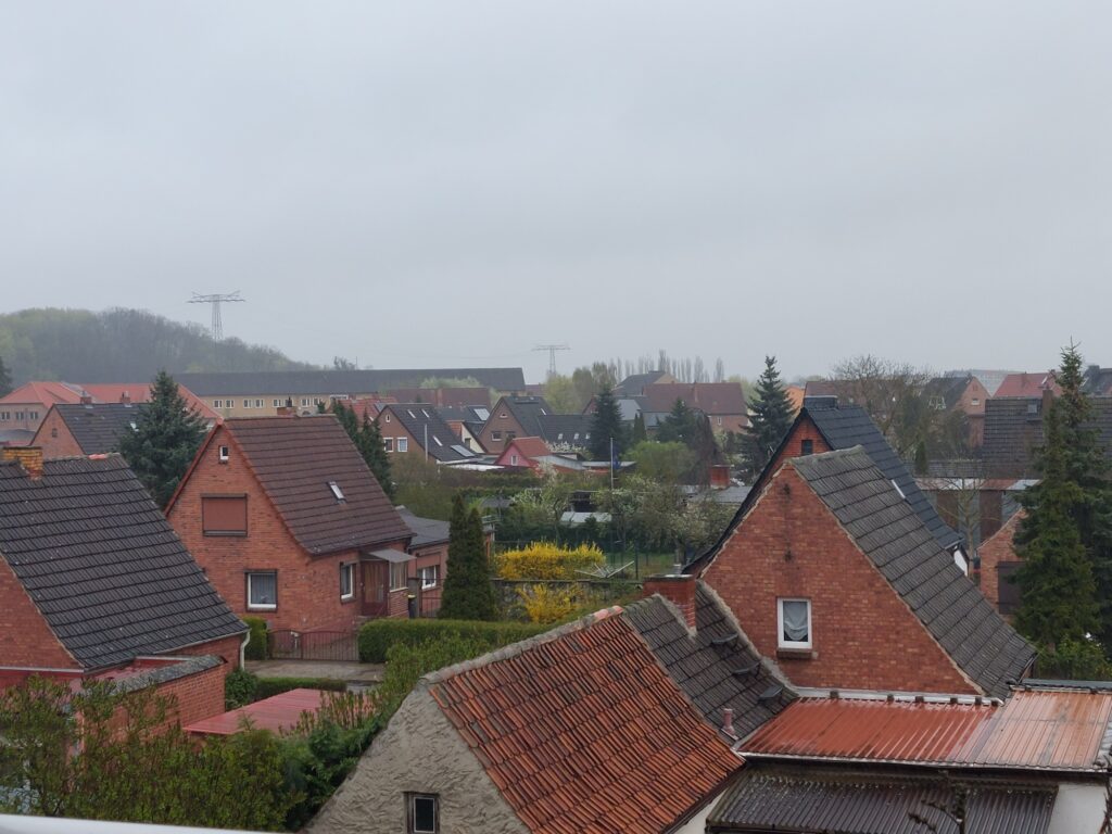 Graues Wetter überm Viertel