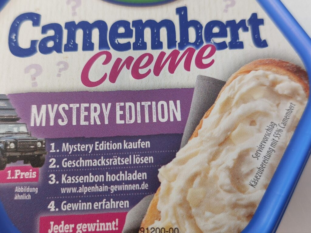 Camembert Creme "Mystery Edition"
