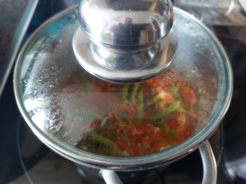 Gemüsebeilage fertig