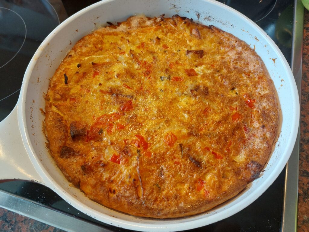 Das gleiche Gericht, nur als Frittata